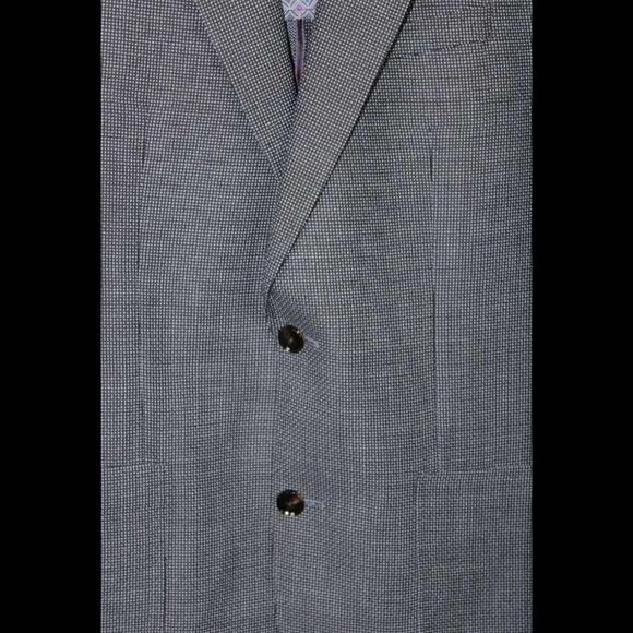 Ted Baker Endurance Blazer Men 40L Wool Suit Jacket Sport Coat - Picture 3 of 9